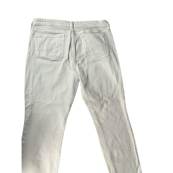Gap Skinny Roll Up 1969 Size 8/29 White Jean Pants Womens 99% Cotton 1% Spandex - Picture 4 of 10
